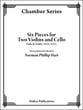 Six Pieces for Two Violins and Cello P.O.D. cover